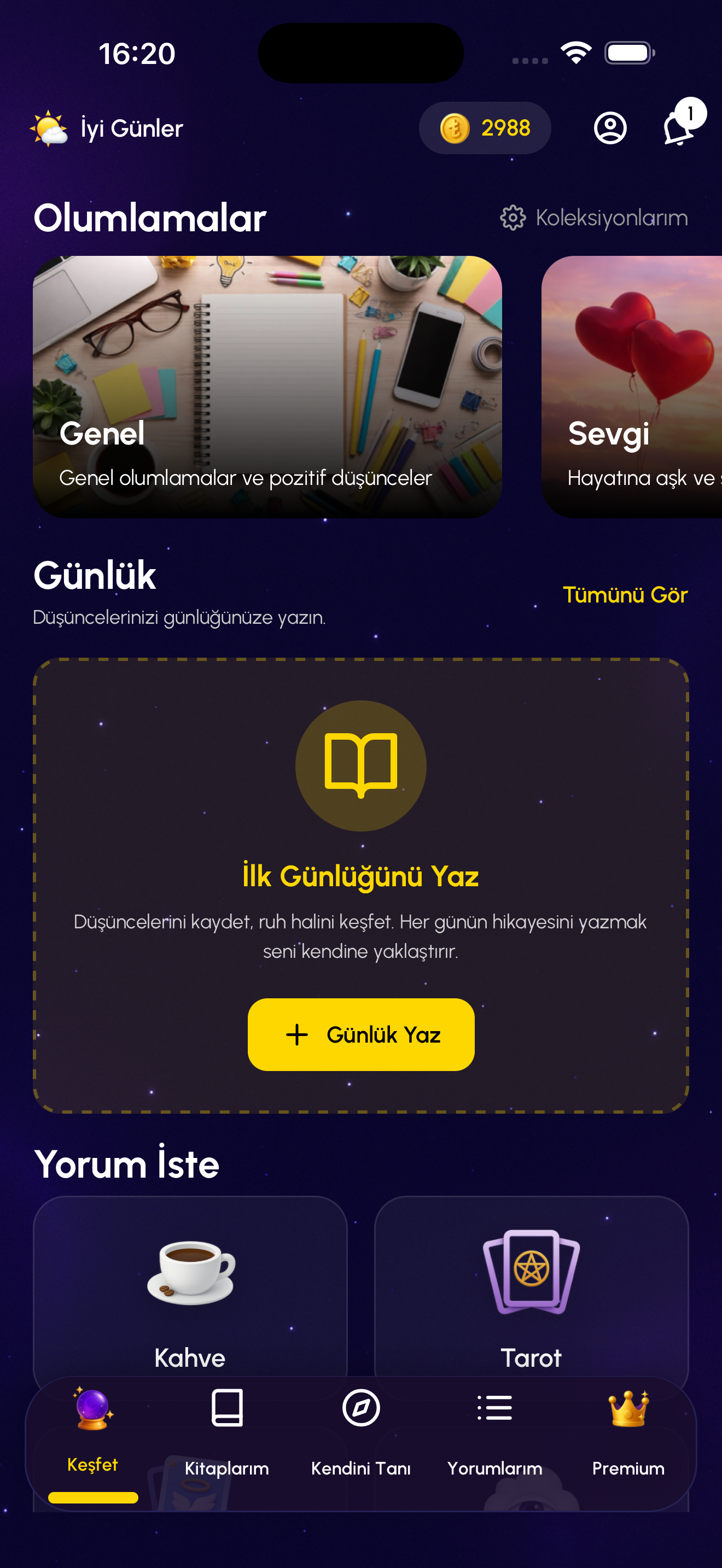 Modern kişisel farkındalık deneyimi